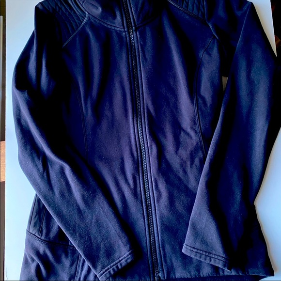 Athleta Stronger zip up hoodie black medium - Picture 2 of 3